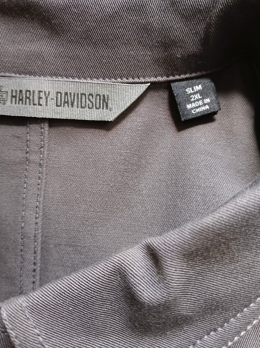Men's Slim Gray Utility Jacket Harley-Davidson - Picture 7 of 11